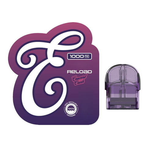 Eureka Vapor Fusion 1000mg AIO Reload Concord Crush
