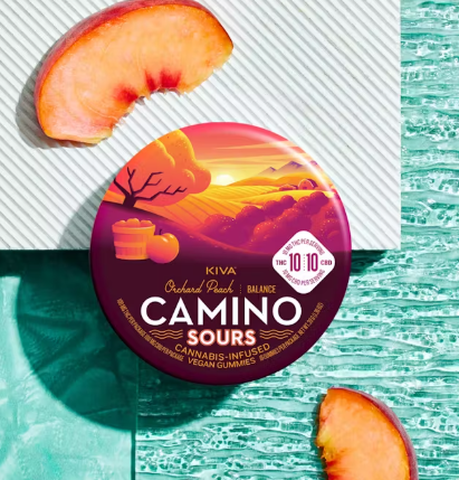 Camino Sours - Orchard Peach - (1:1 THC:CBD) - 10pk/100mg