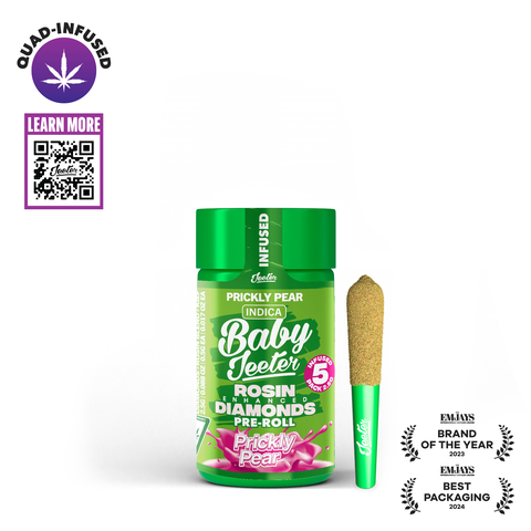 Prickly Pear | Infused Baby Jeeter 0.5g x 5 (2.5g) Preroll