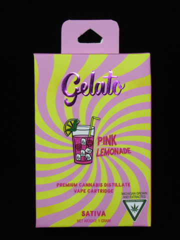 Pink Lemonade 1g Distillate 510 Cart Sativa | Gelato