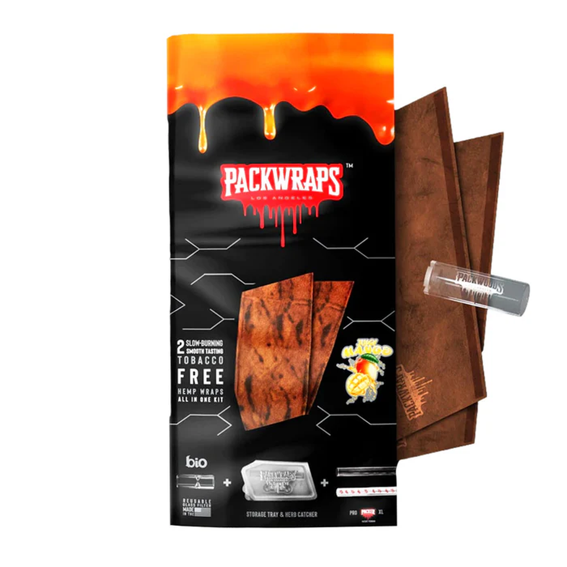 Packwraps Hemp Wrap Kit - Juicy Mango