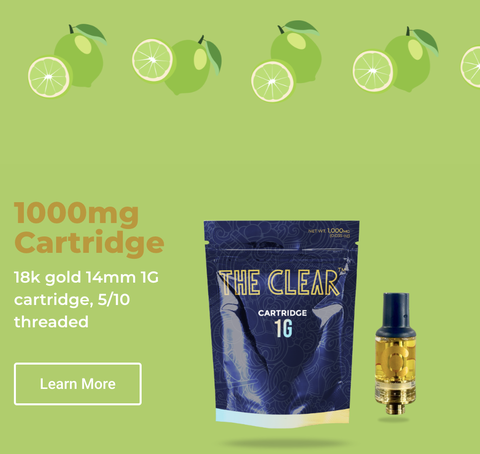 The Clear - Lime Sorbet - 1g Cart