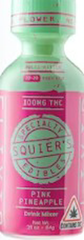 Pink Pineapple Hash Rosin Mixer - Squier's - Edibles - 10mg
