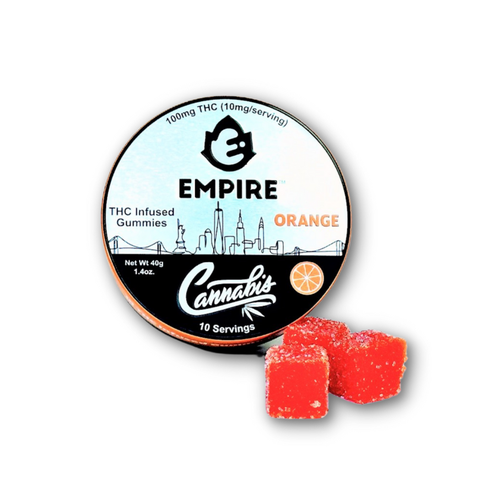 Empire Cannabis - THC Gummies 100mg 10 Pack - Orange