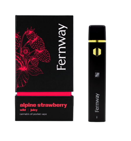 Fernway - Alpine Strawberry - Disposable Vape - 0.3g