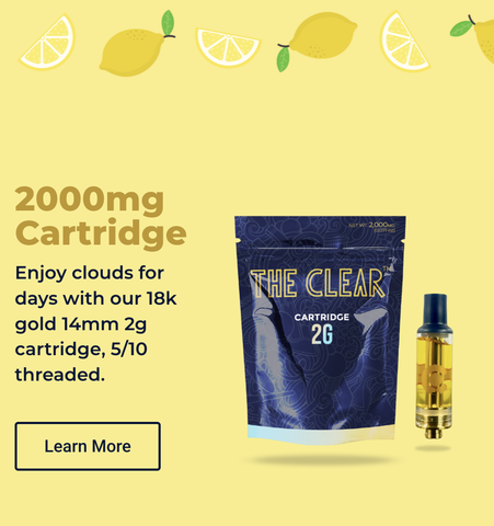 The Clear - Lemon Haze - 2.0G cart