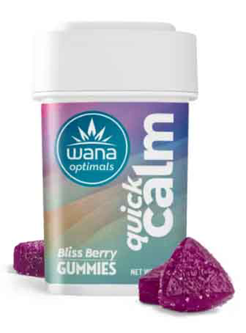 Wana 100mg Quick Calm Bliss Berry Gummies