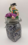 Handmade Flintstones OG Stoner Stash Jar