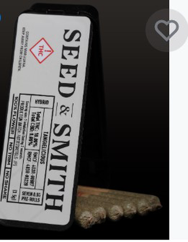 SEED & SMITH - 3.5g TANGIELICIOUS - 7 PACK PRE ROLLS