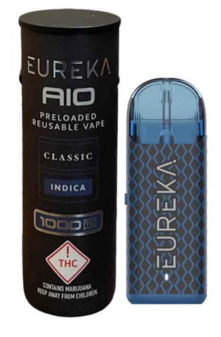 Eureka Vapor Classic 1000mg AIO Indica Sunset Punch