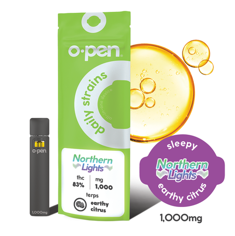 O.Pen Daily Strains All In One | Northern Lights 1g Rec