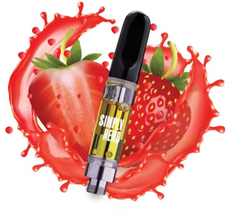 Simply Herb - Strawberry Jam - Vape Cart - 1g