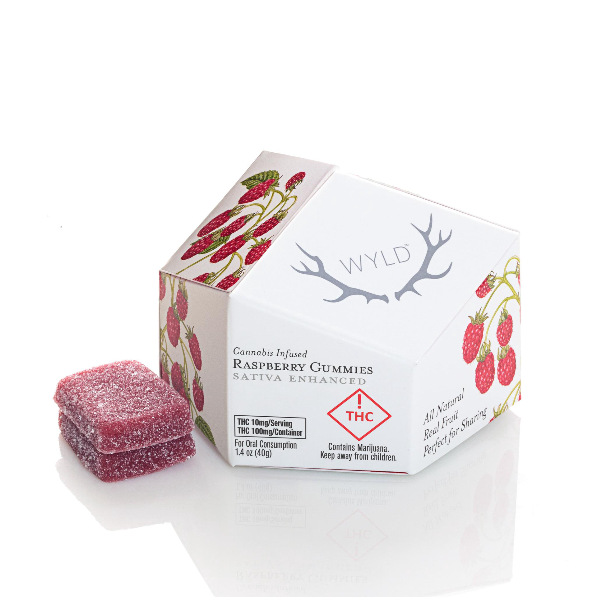 Wyld Gummies - Raspberry Sativa
