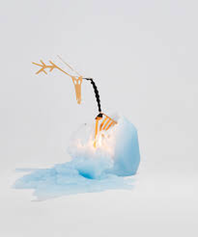 54 Celsius - - Pyro Pet - Reindeer Skeleton Candle - White
