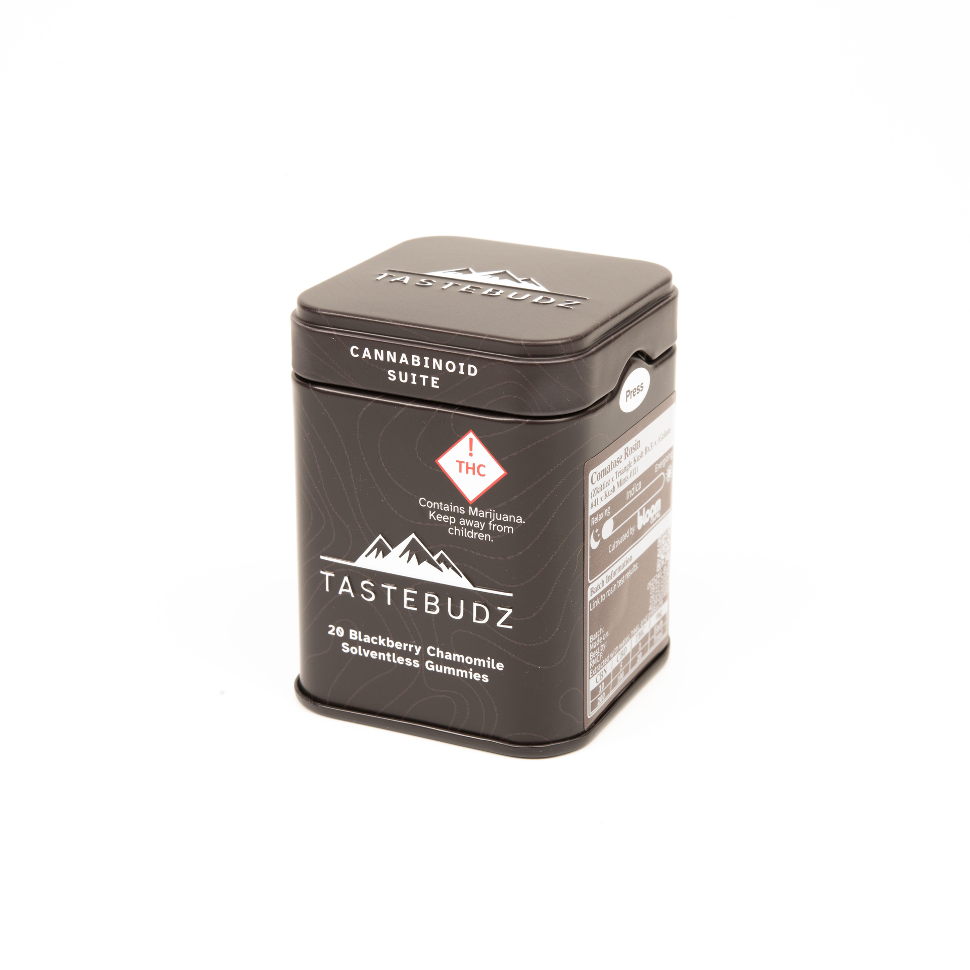 TasteBudz Gummies - Blackberry Chamomile CBN|CBD|THC