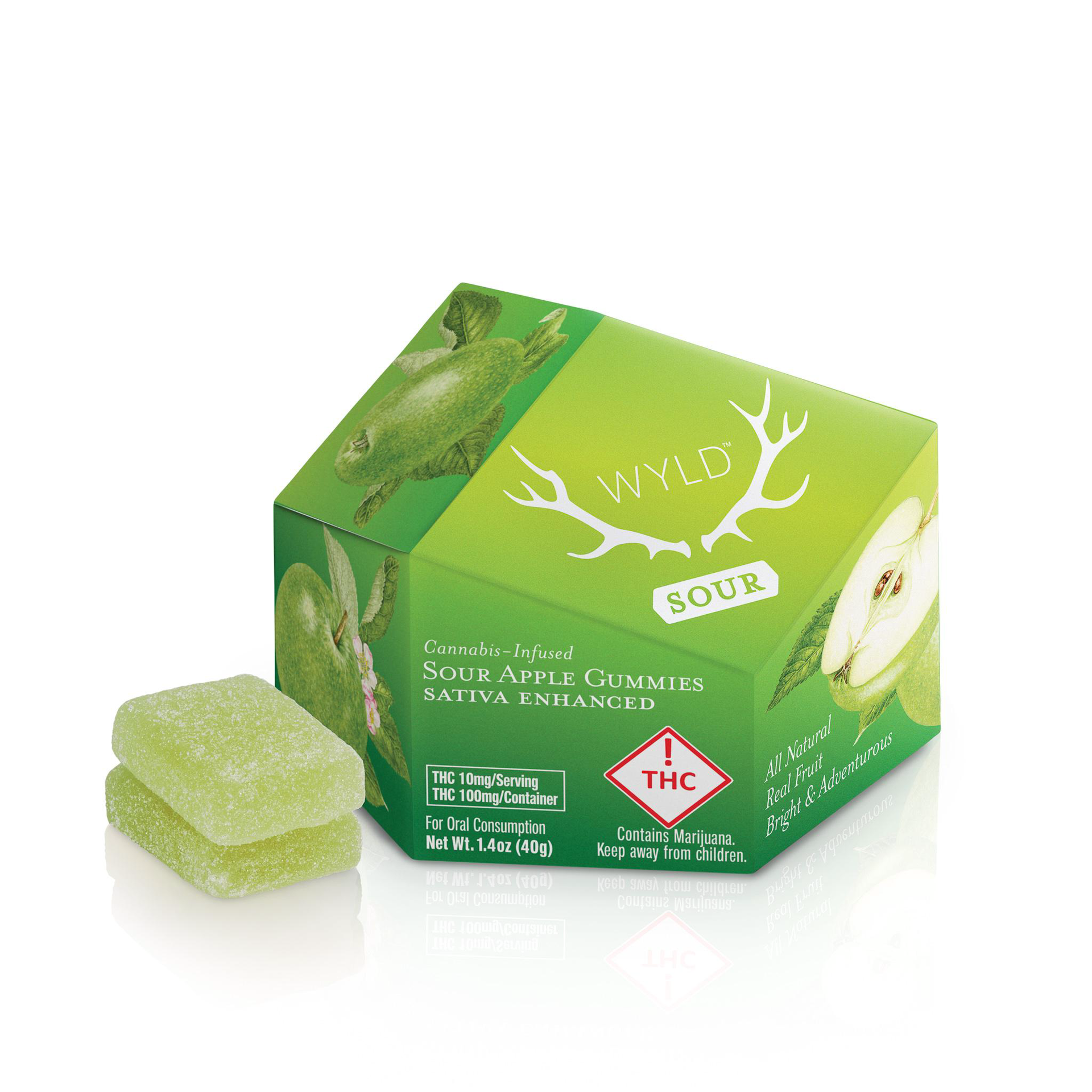 Wyld Gummies - Sour Apple