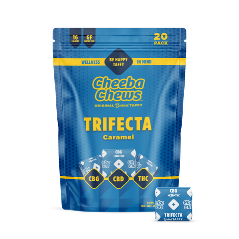 20-Pack 100mg Taffy | Cheeba Chews - | Trifecta