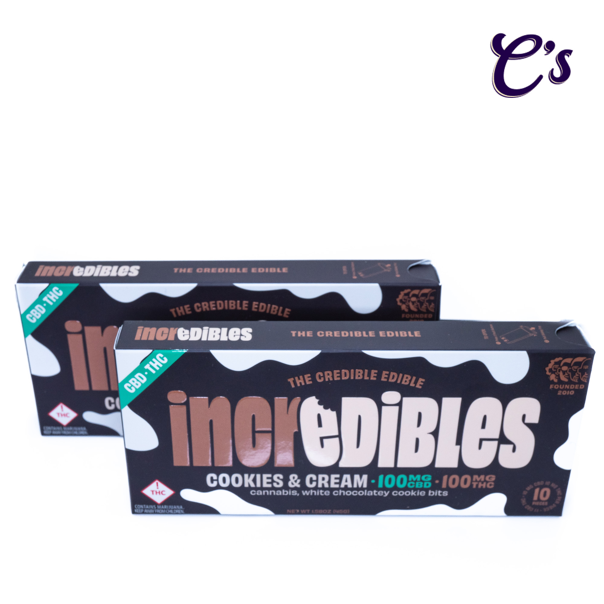 Incredibles | Chocolate (CBD 1:1) Cookies And Cream 100mg