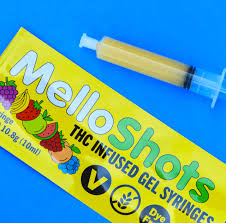 Mello Shot | Birthday Cake | Diamond Infused Gel Syringe (Activated)