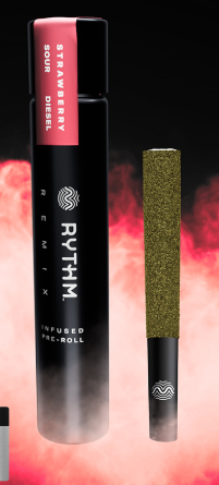 Strawberry Sour Diesel Infused 1g Pre-Roll
