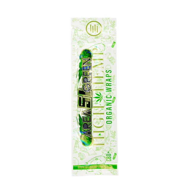 High Hemp Wraps - Area 51 Green Apple