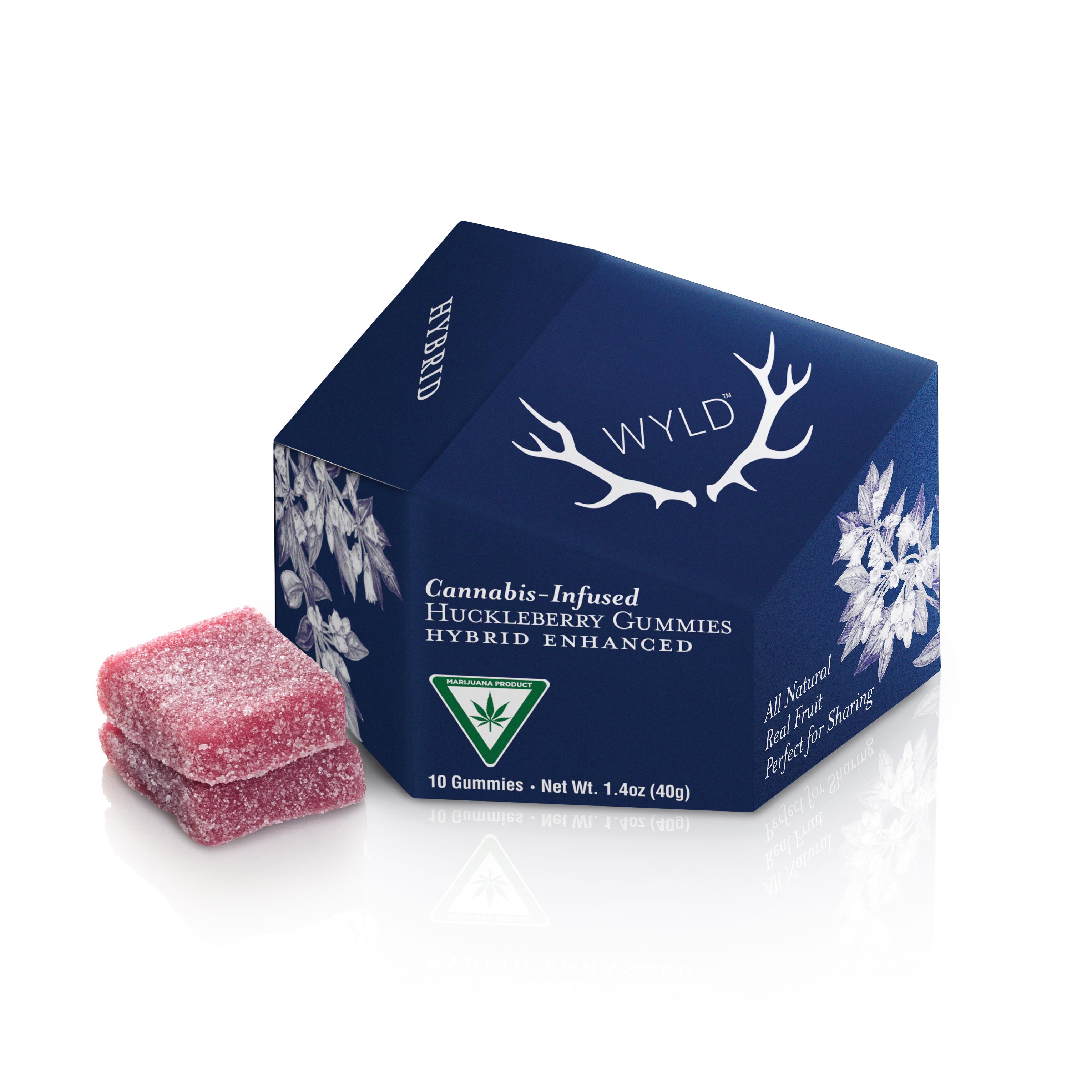 WYLD - Huckleberry Hybrid Gummies 200mg