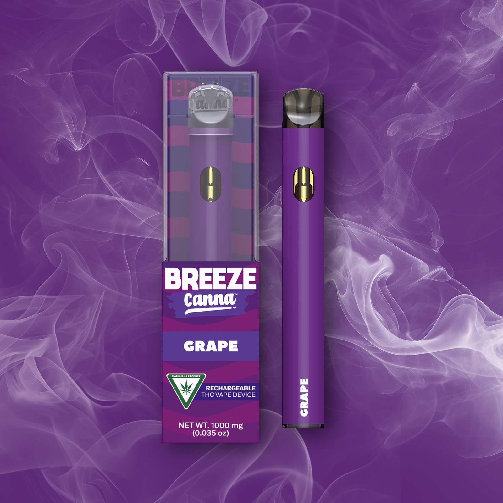 Breeze Canna - Grape Disposable 1g
