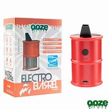 Ooze Electro Barrel E-Rig - Ruby Red