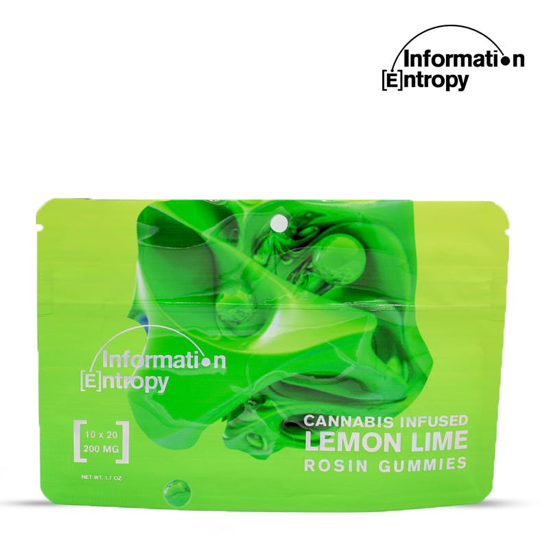 Information Entropy - Lemon Lime Rosin Gummies 200mg