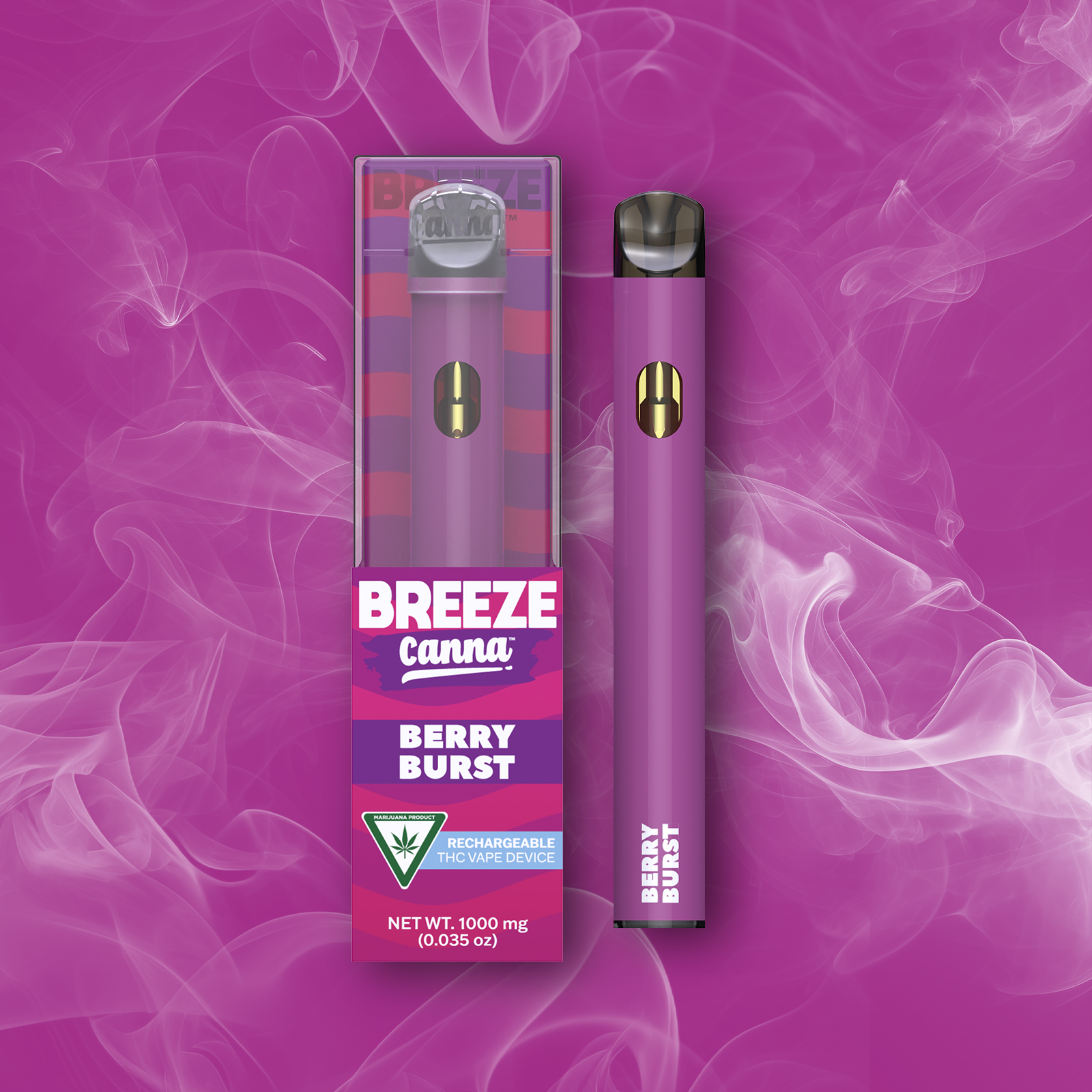 Breeze Canna - Berry Burst Disposable 1g