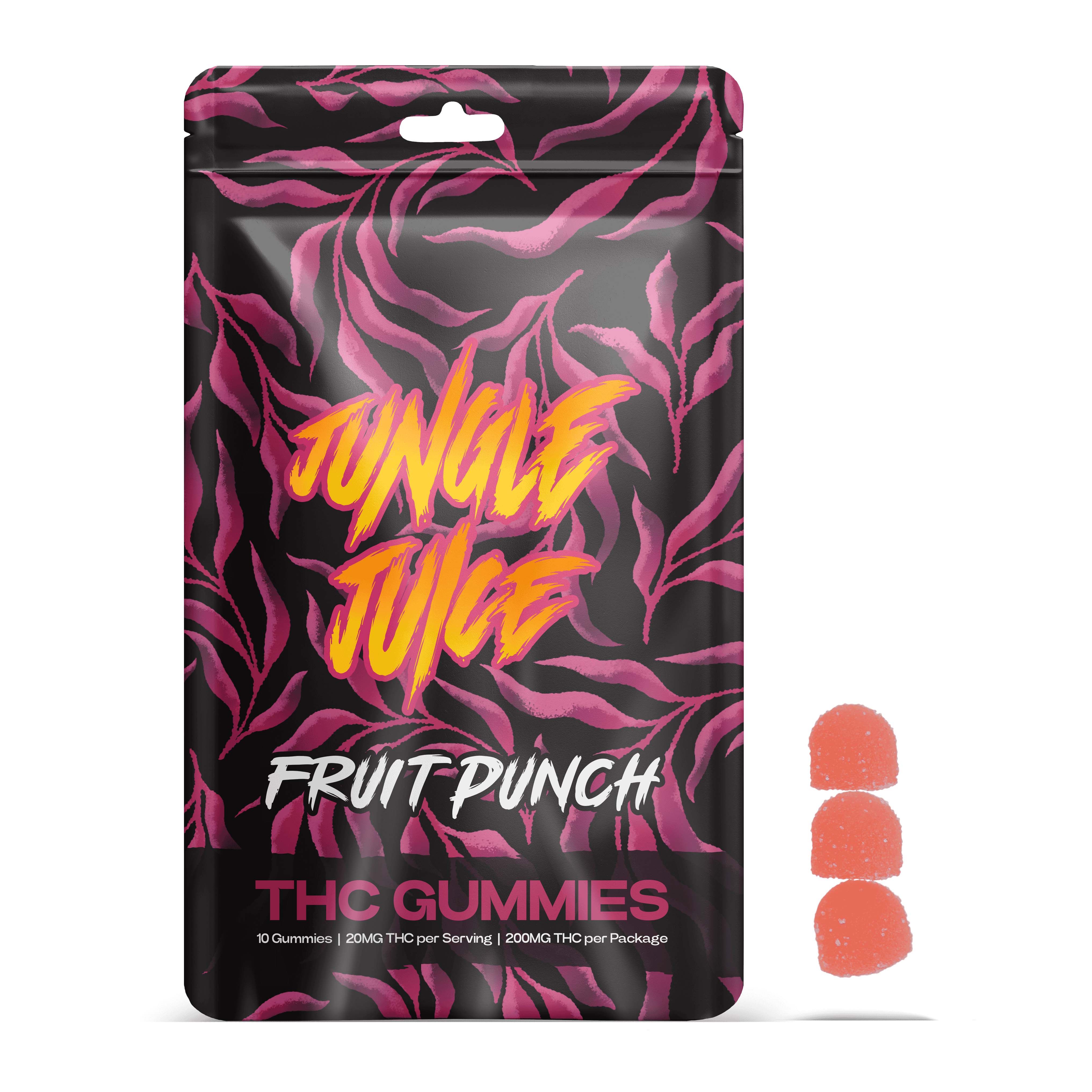 Jungle Juice - Fruit Punch Gummies 200mg
