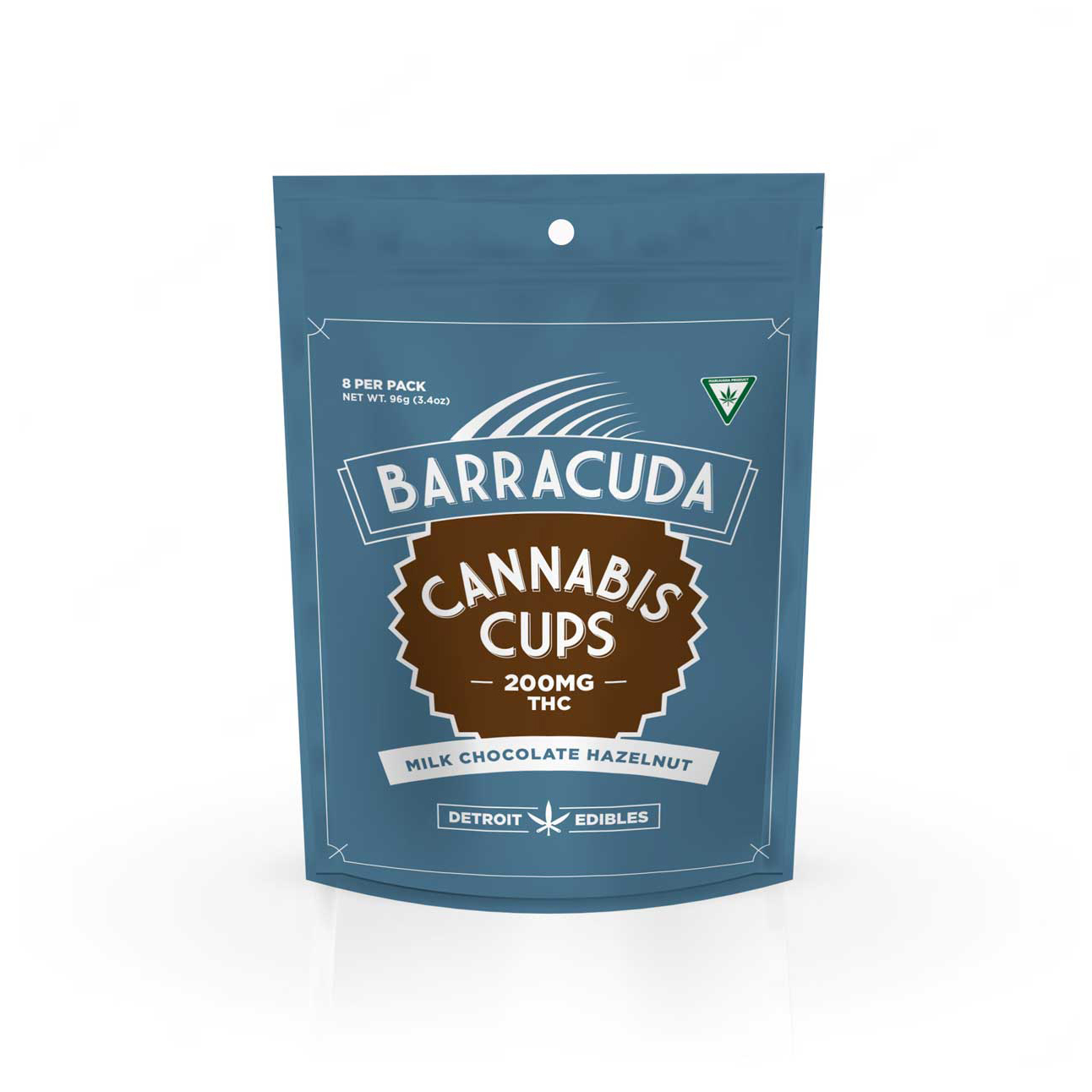 Barracuda - Hazelnut Milk Chocolate Cups 200mg