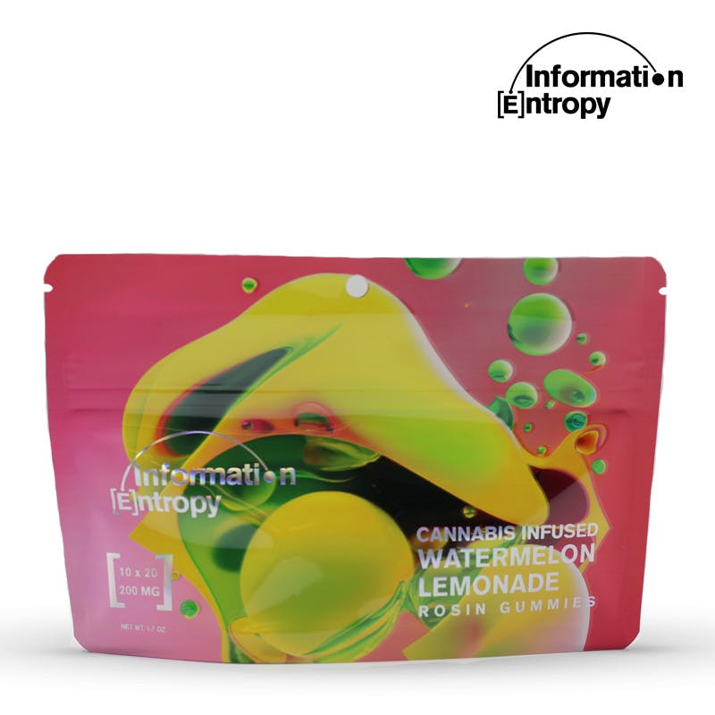 Information Entropy - Watermelon Lemonade Rosin Gummies 200mg