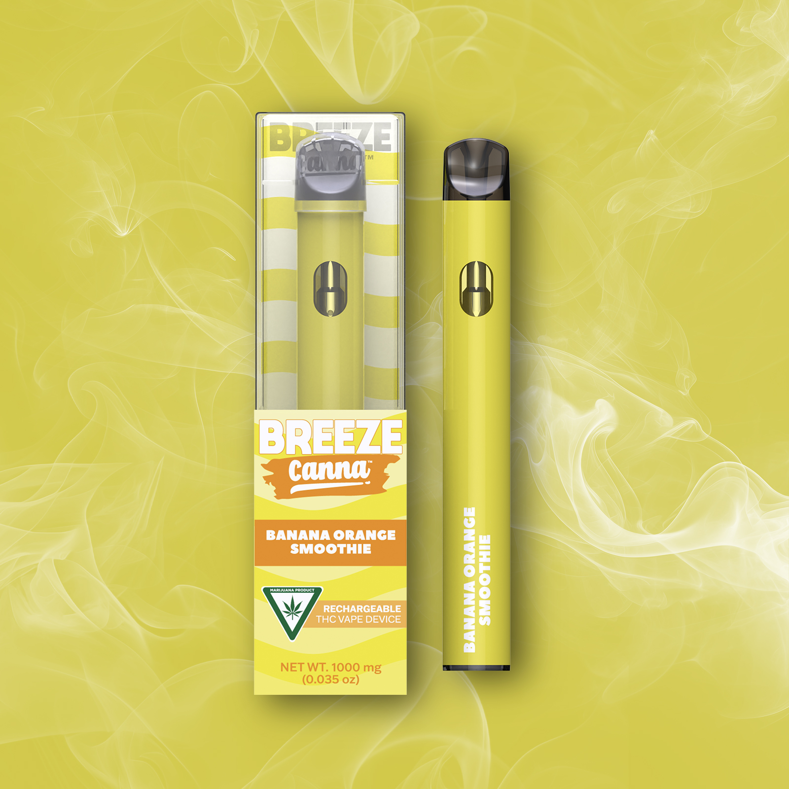 Breeze Canna - Banana Orange Smoothie Disposable 1g