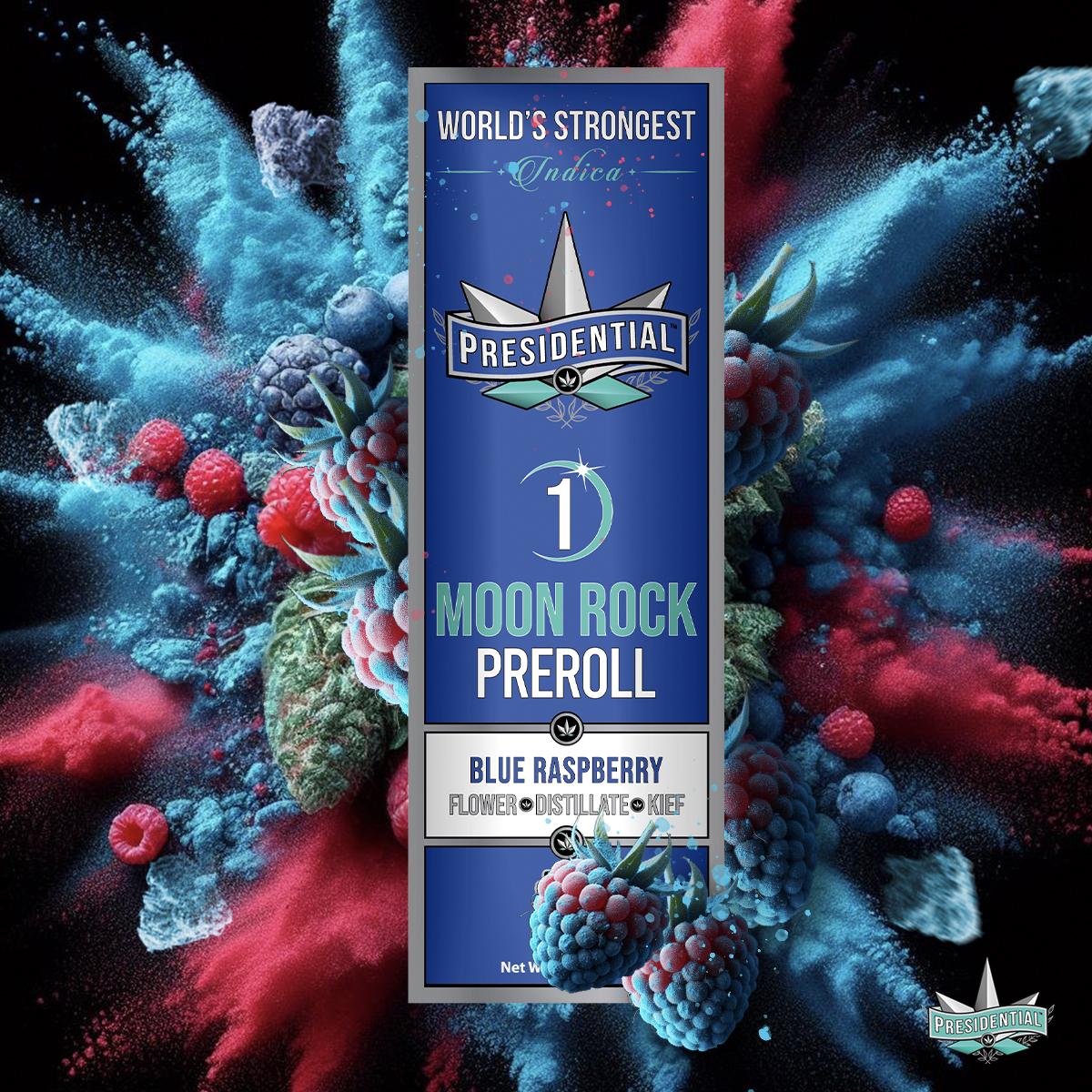 Presidential - Blue Raspberry Infused Pre-Roll 1g