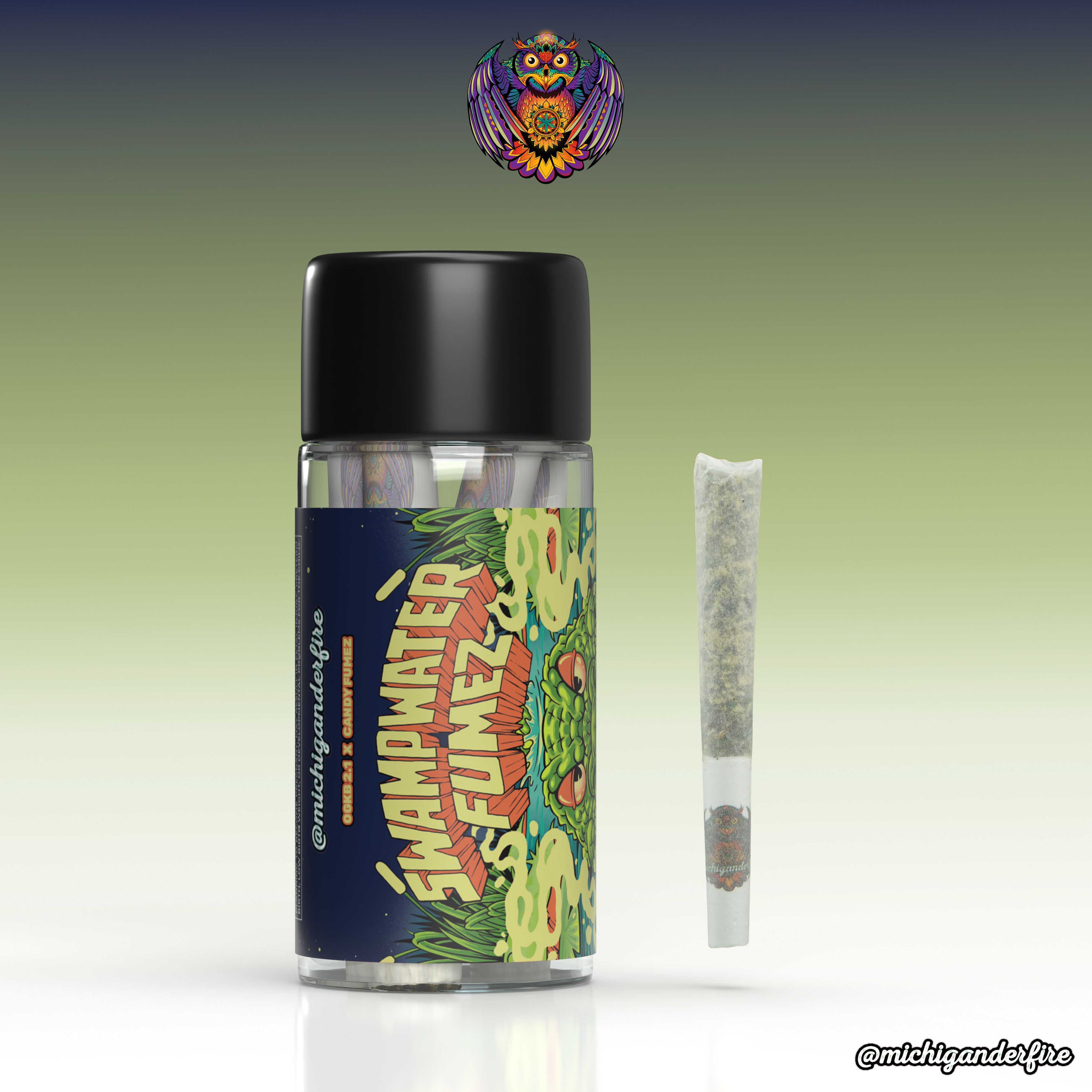 Michigander Fire - Swampwater Fumez Pre-Rolls 5pk 2.5g