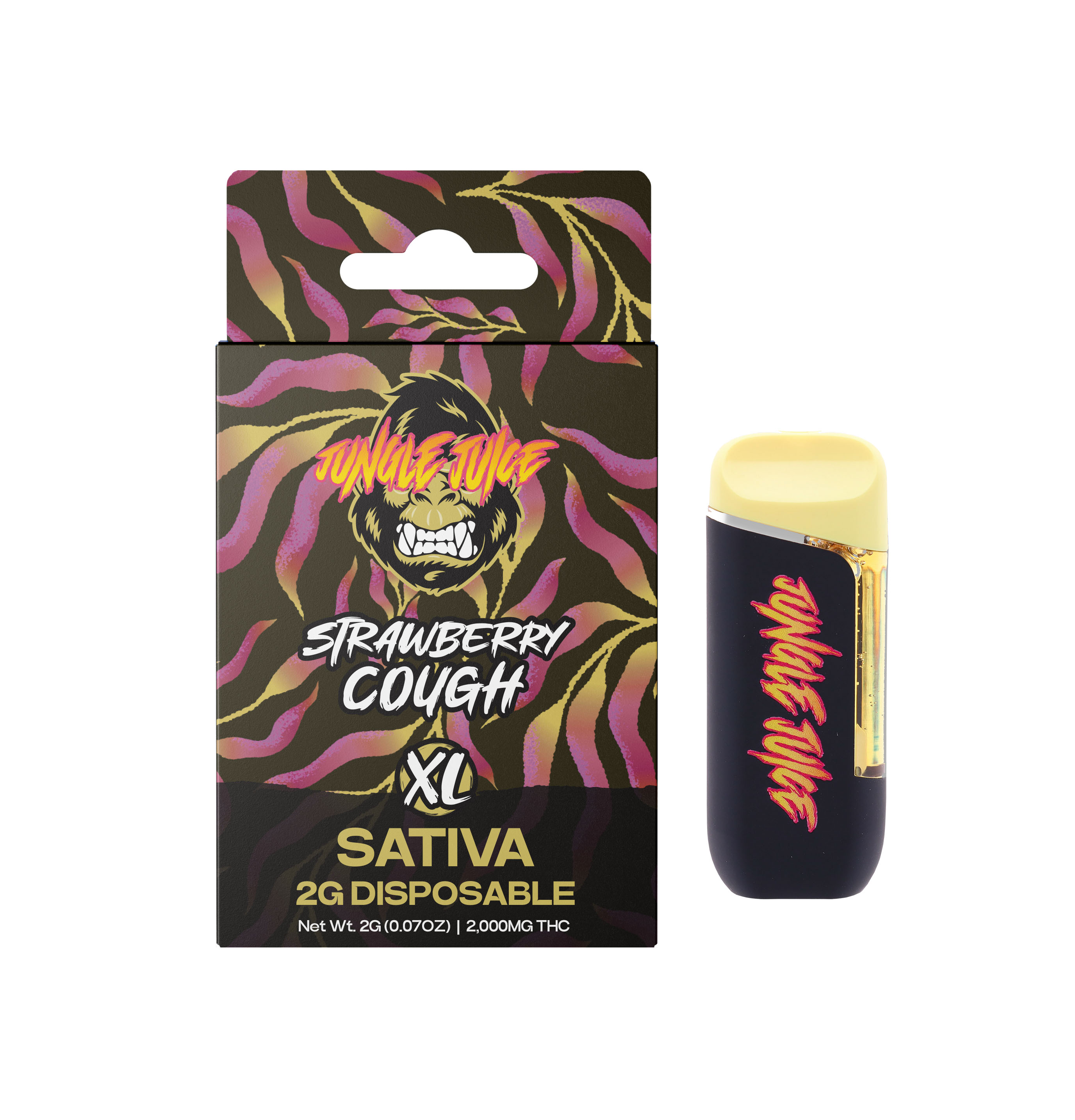 Jungle Juice - Strawberry Cough Disposable 2g