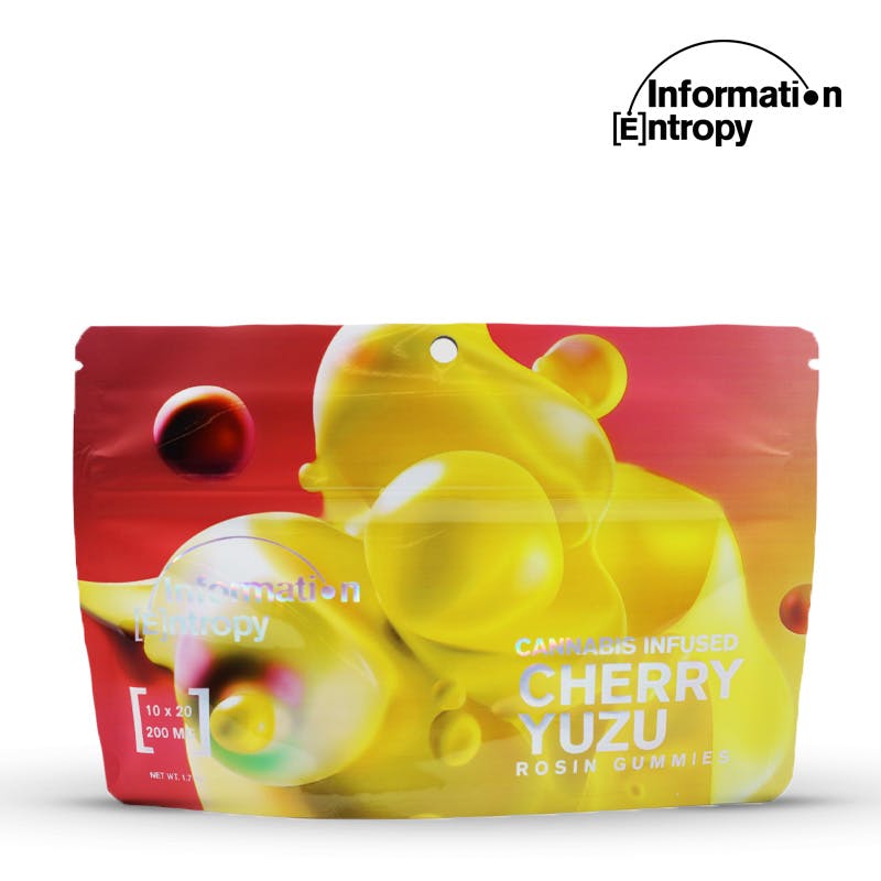 Information Entropy - Cherry Yuzu Rosin Gummies 200mg