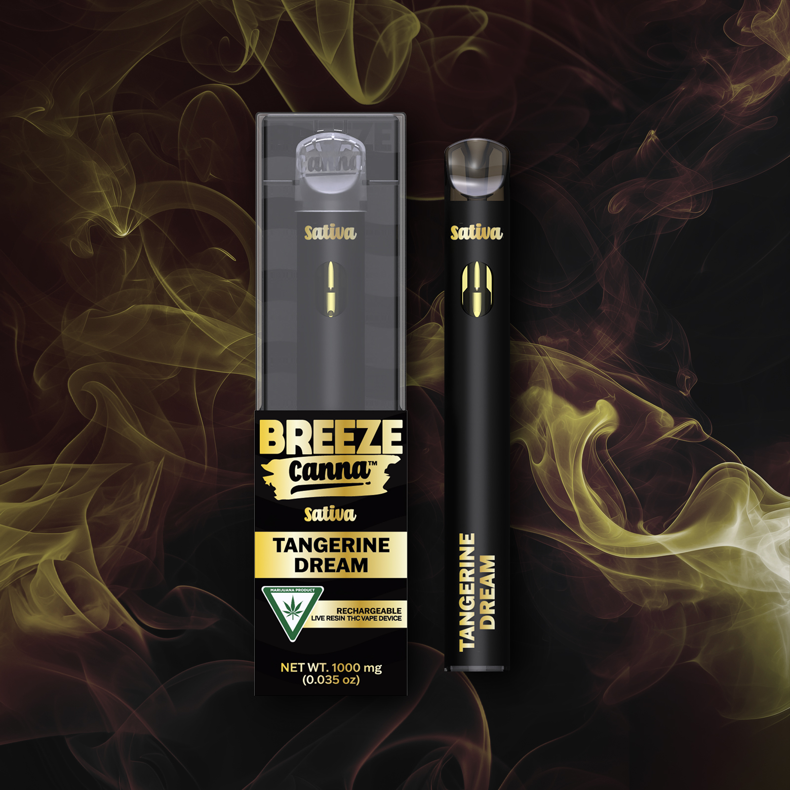 Breeze Canna - Tangerine Dream Live Resin Disposable 1g