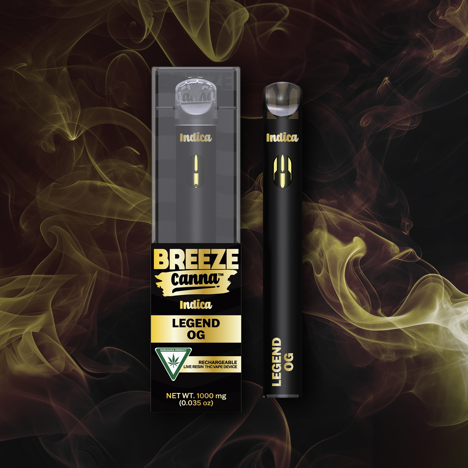Breeze Canna - Legend OG Live Resin Disposable 1g