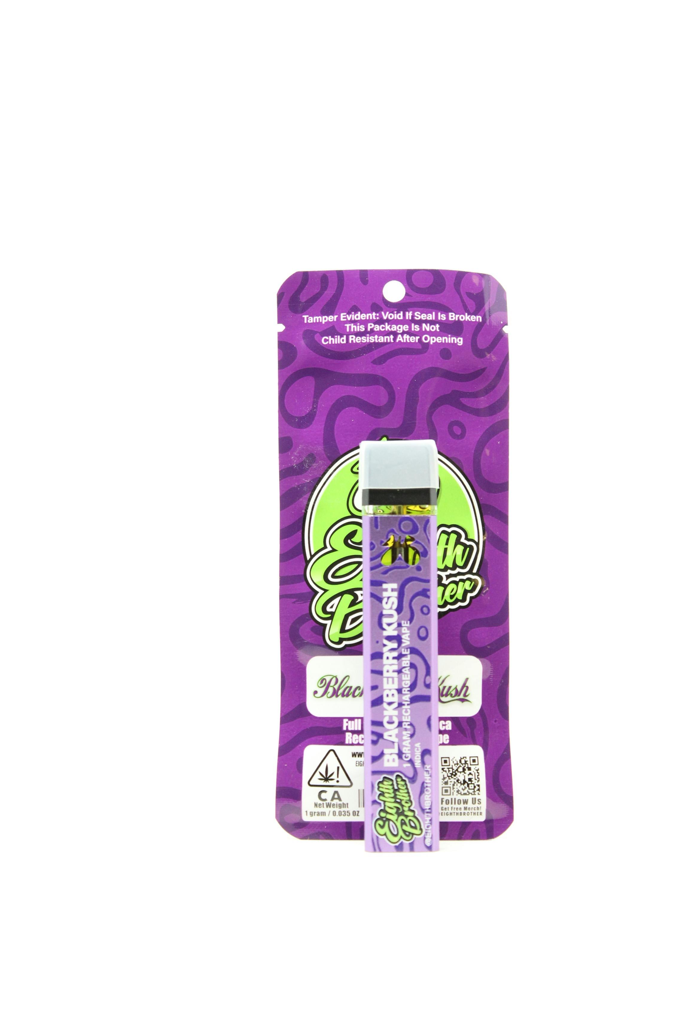 Eighth Brothers - Blackberry Kush 1g Disposable