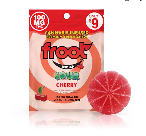 Froot Sour Cherry 100mg Single Gummy