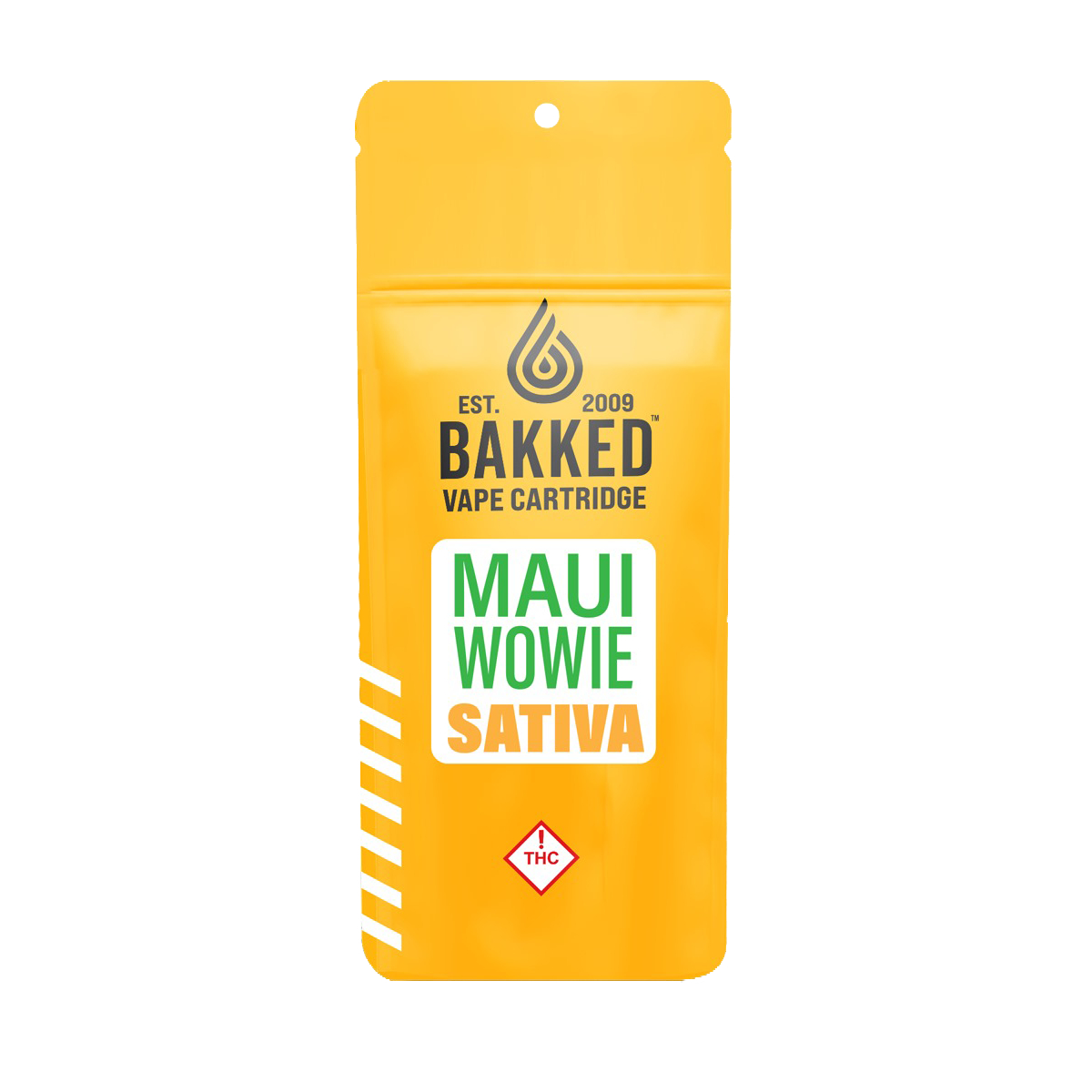 Bakked Formulated Vape Cartridges | Maui Wowie 1g Med