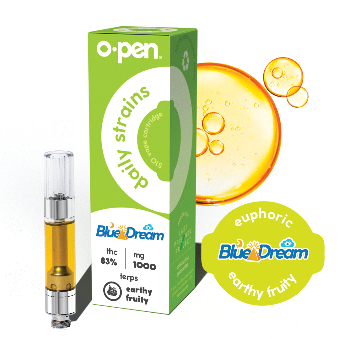 O.Pen Daily Strains Cartridge | Blue Dream 1g Med