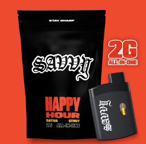 savvy disposable vape blinking Savvy | Strut | Happy Hour | Juicy Mango | Sativa | 2g Disposable - 2g |  Vaporizers | Savvy | Premo Cannabis Company (Rec)