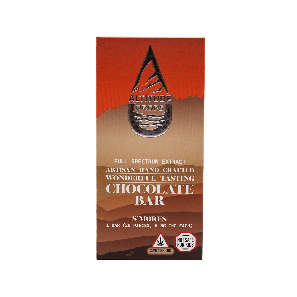 100mg S'mores Chocolate Bar by Altitude Drops
