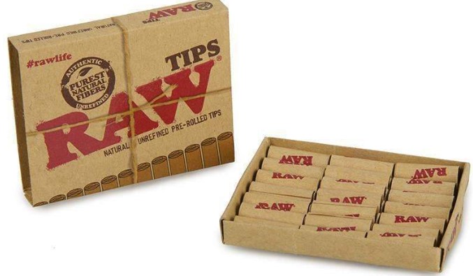 Raw Pre-Rolled Tips - 21ct