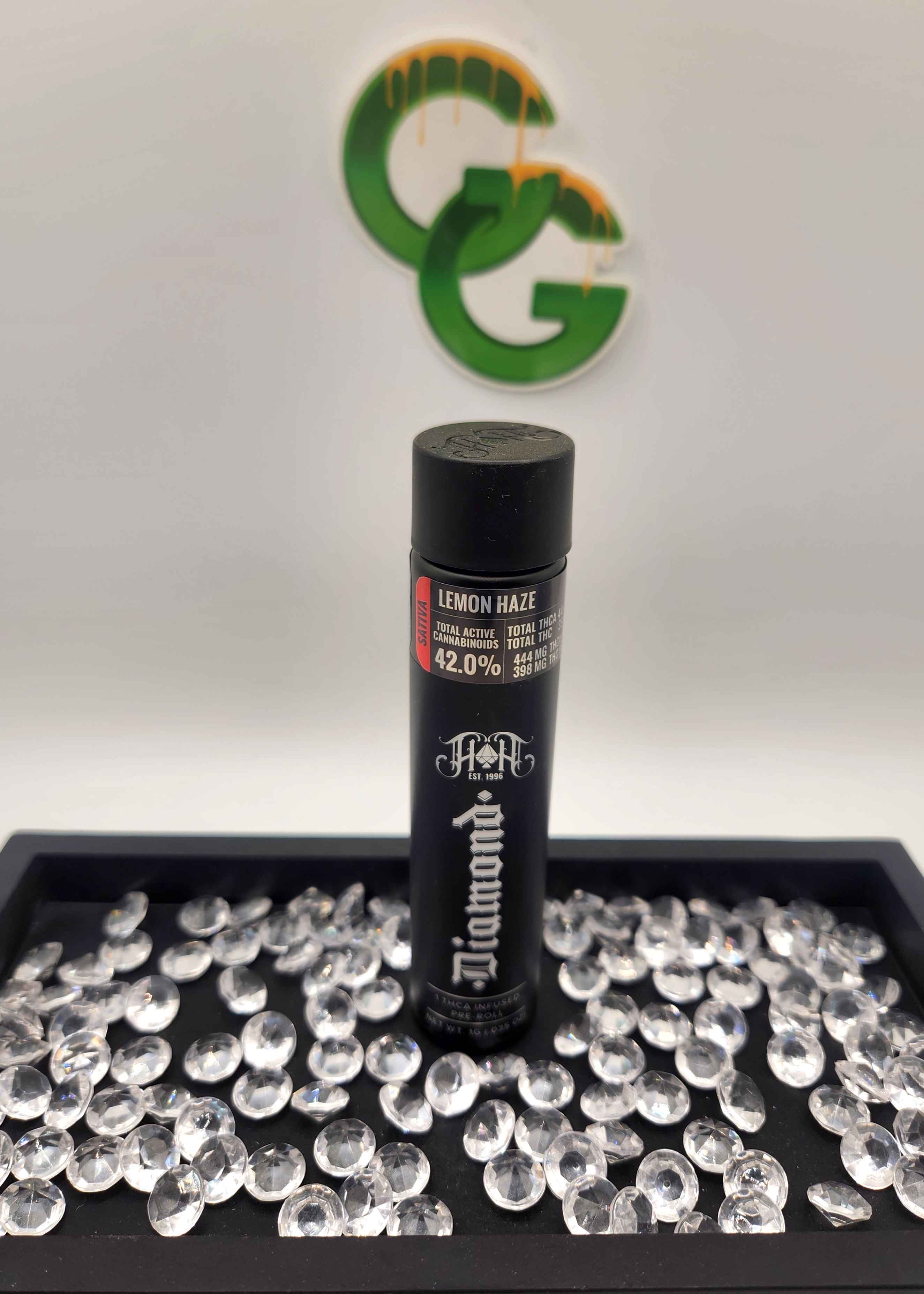 Heavy Hitters Lemon Haze 1G Diamond Infused Pre-Roll