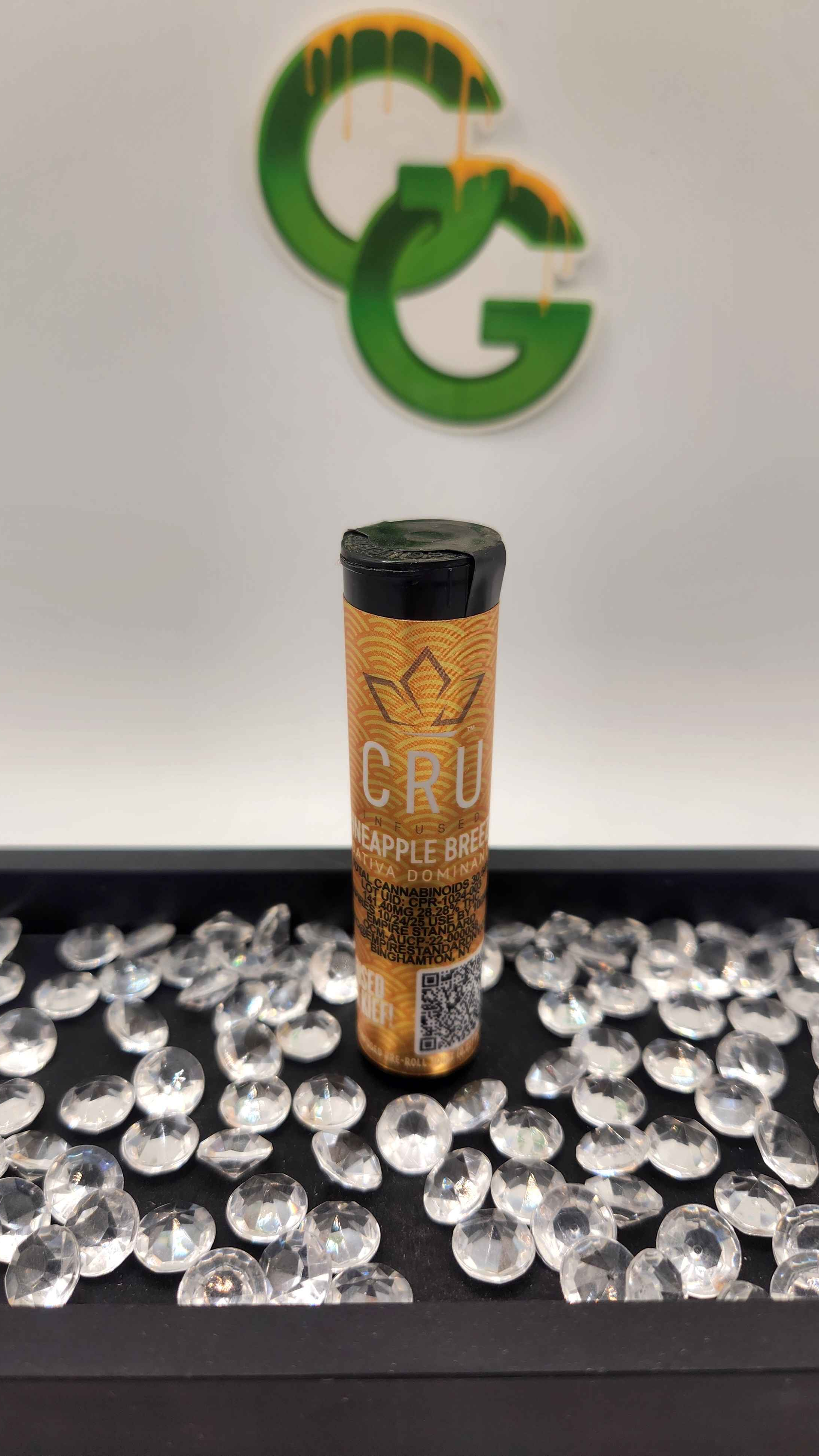 CRU Pineapple Breeze .5G Kief Infused Pre-Roll