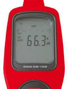 Sonómetro 30..130dB com gravação de dados - Uni-T UT352